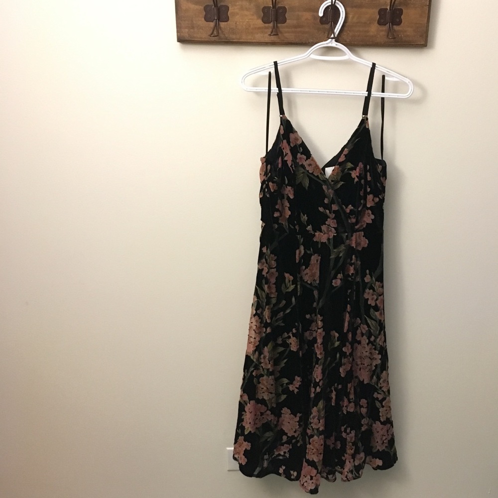 Velvet Burnout Dress, Eri + Ali, Anthropologie